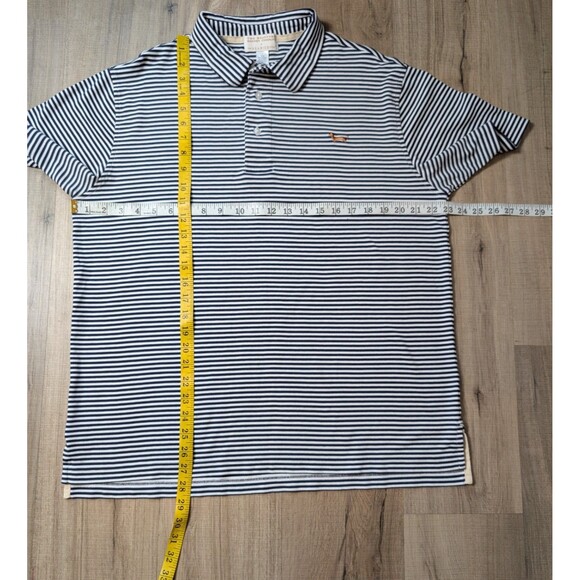 The Beaufort Bonnet Company x Seaside Style Polo Shirt XL Pima Cotton Striped - Picture 9 of 9